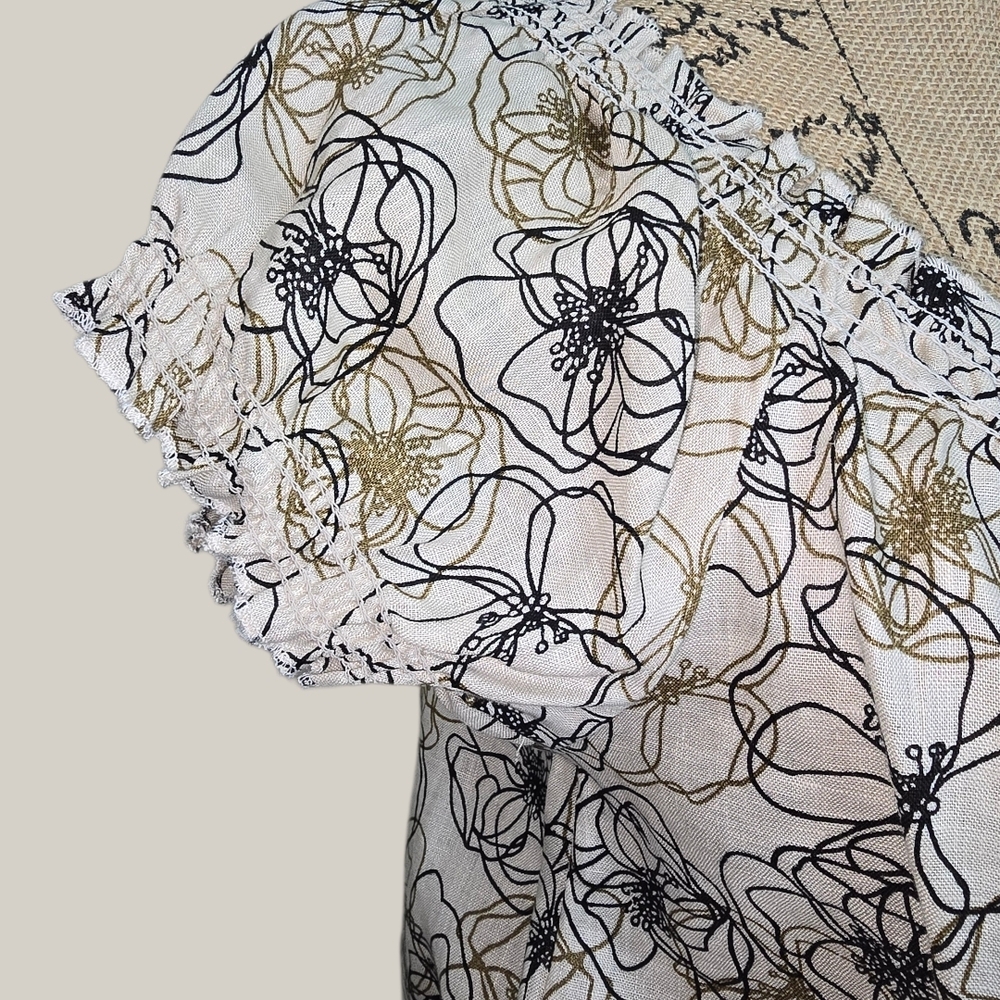 Saint Tropez West 100% Linen In Tan